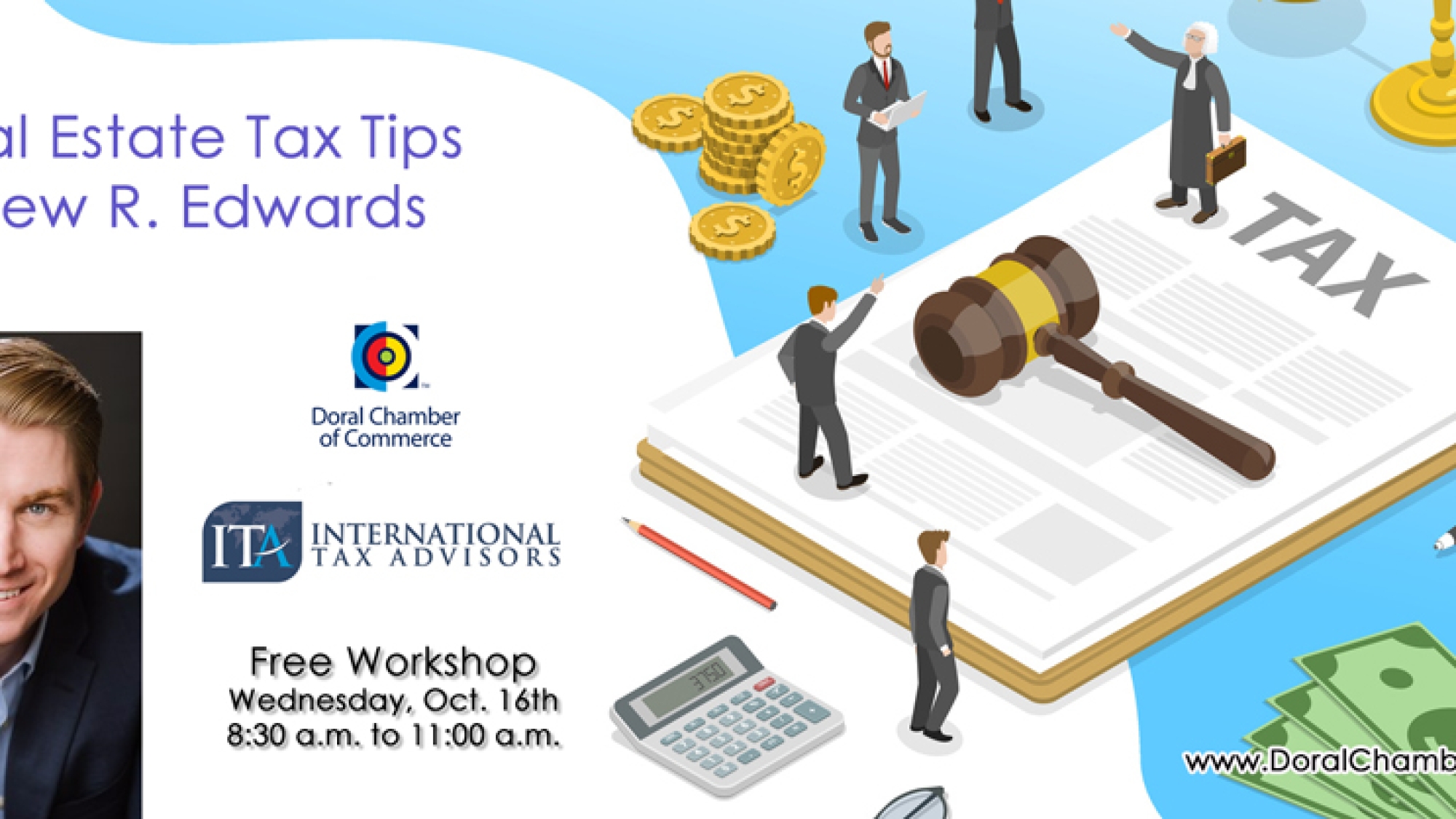 real estate tax-workshop-drew edwards-international tax advisors inc-doral-chamber-of-commerce-092519